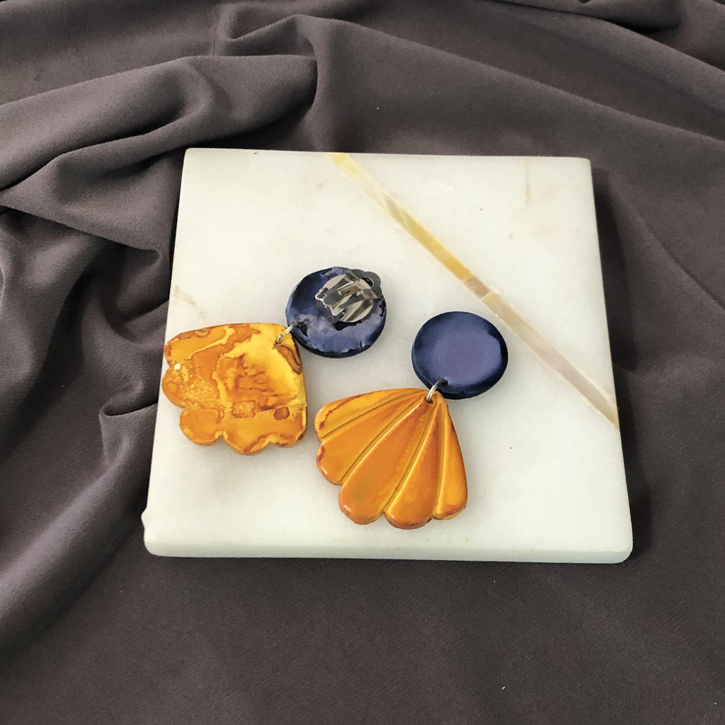 Cute Painted Neon Earrings for Summer- "Sarah"