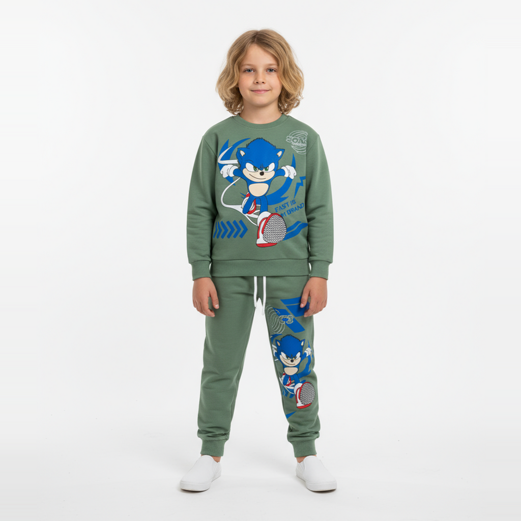 Blue Flash Casual Jogger Set