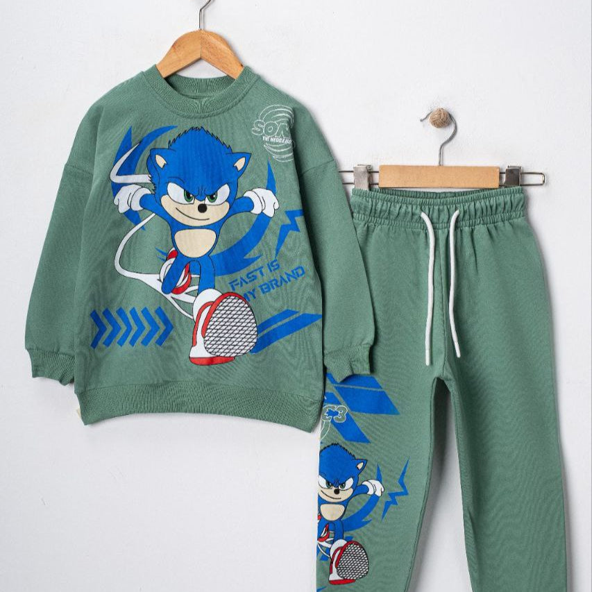 Blue Flash Casual Jogger Set