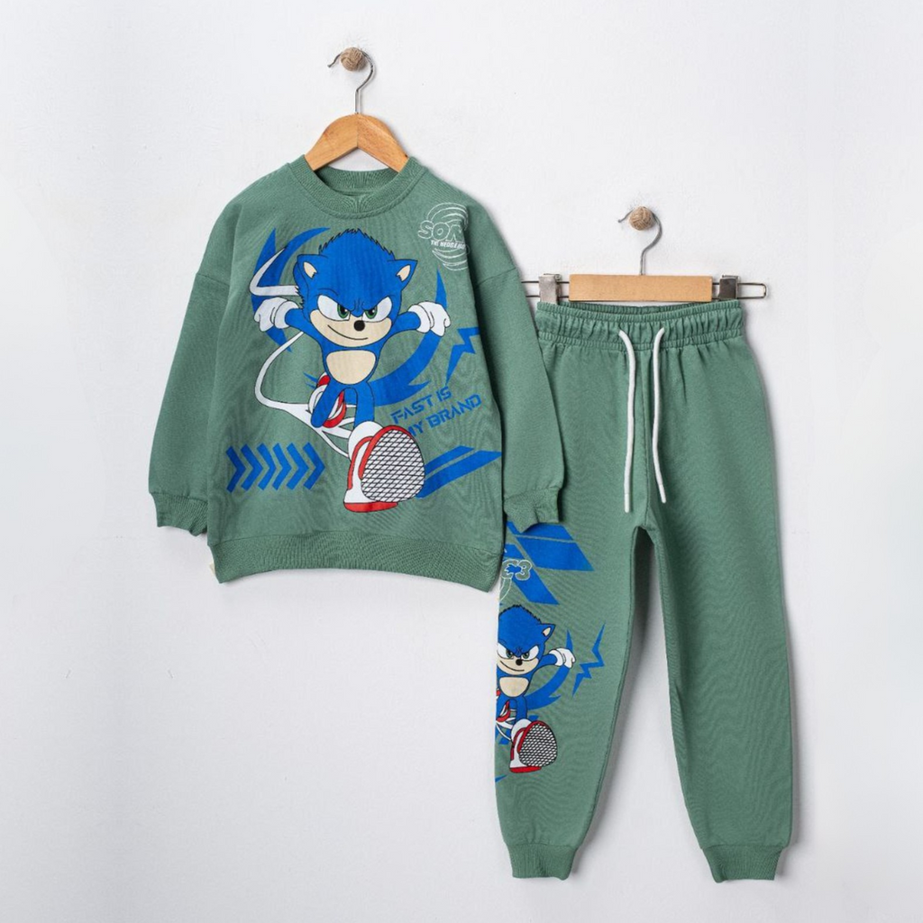 Blue Flash Casual Jogger Set