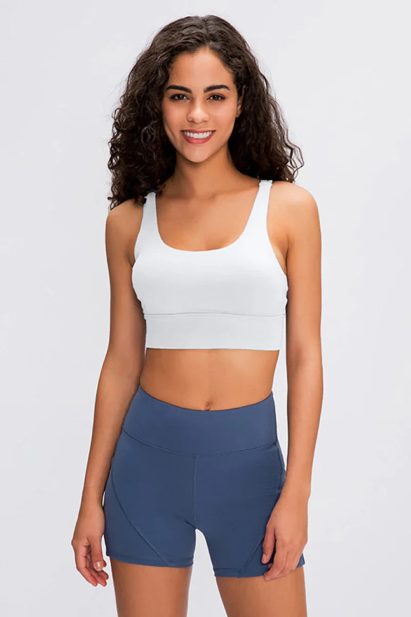 Double X Sports Bra - Basic Colors - HomfyZone