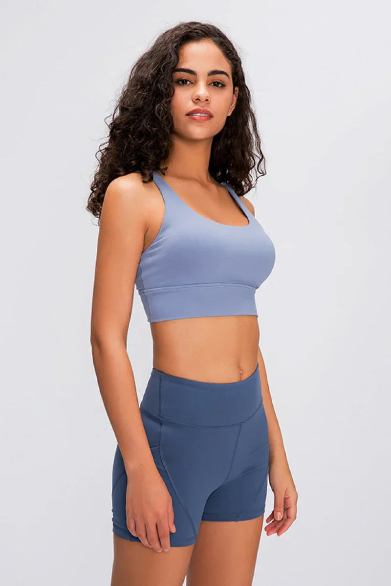 Double X Sports Bra - Basic Colors - HomfyZone