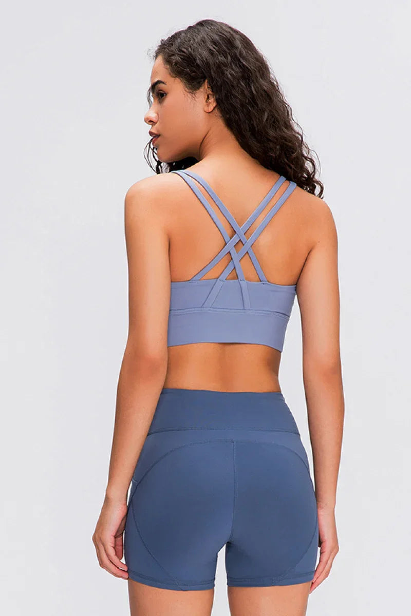 Double X Sports Bra - Basic Colors - HomfyZone